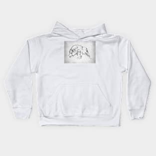 Bull - Handmade Pencil Drawing Kids Hoodie